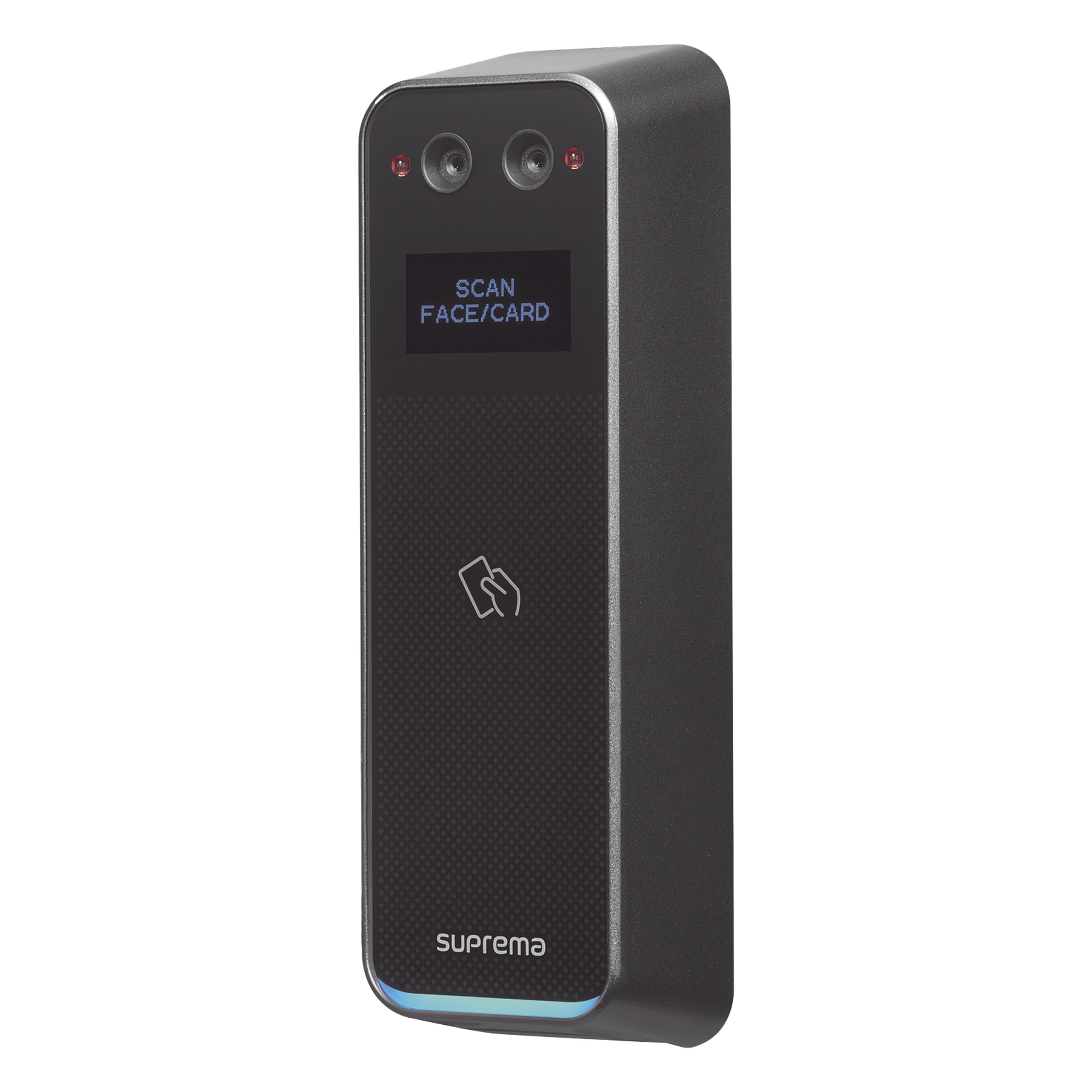 Lector Biométrico Facial (BEW3) / lector de tarjetas Prox EM, mifare, Tarjetas Virtuales por Bluetooth / con protección IP67, IK08 — SUPREMA · SKU BEW3-DB