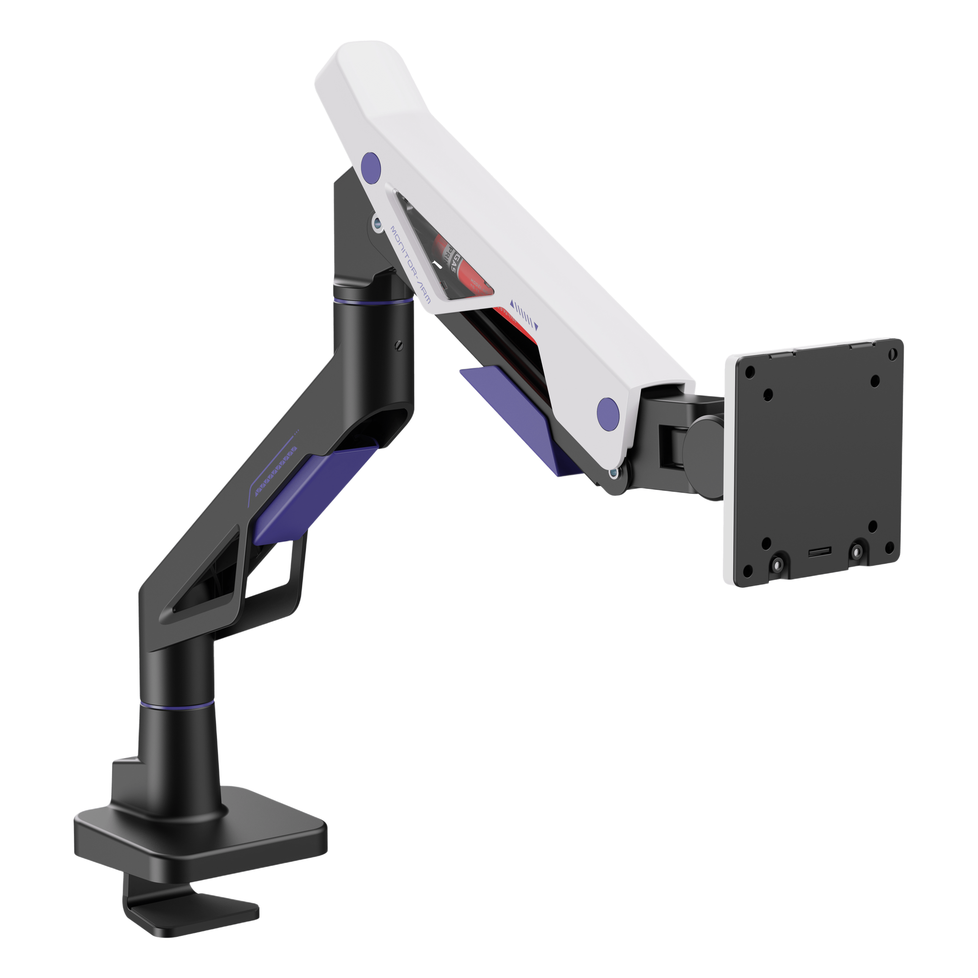 Brazo para Monitor / 24 a 57 Pulgadas / Carga 30 kg / VESA 75x75 a 200x200 / Inclinación +70° a -45° / Giro ±90°