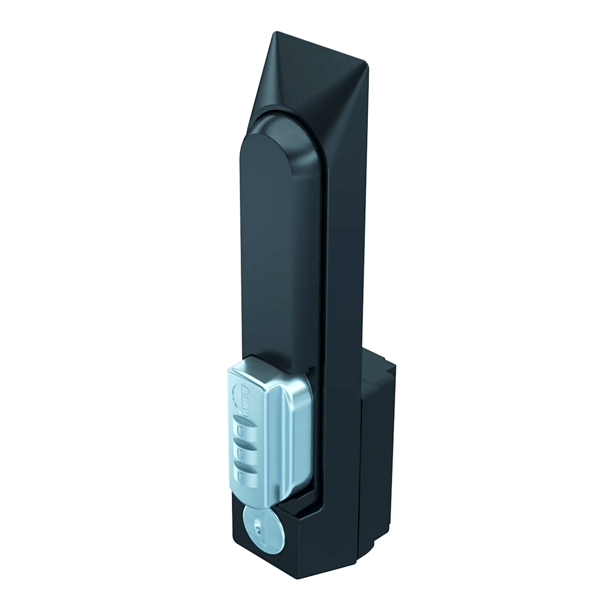 Chapa de Seguridad para Gabinete Con Combinación de 3 Dígitos / Control Llave Maestra / Acero Negro Texturizado / Dimensiones 7.50 x 1.38 x 2.50 in — HOFFMAN · SKU NCLH