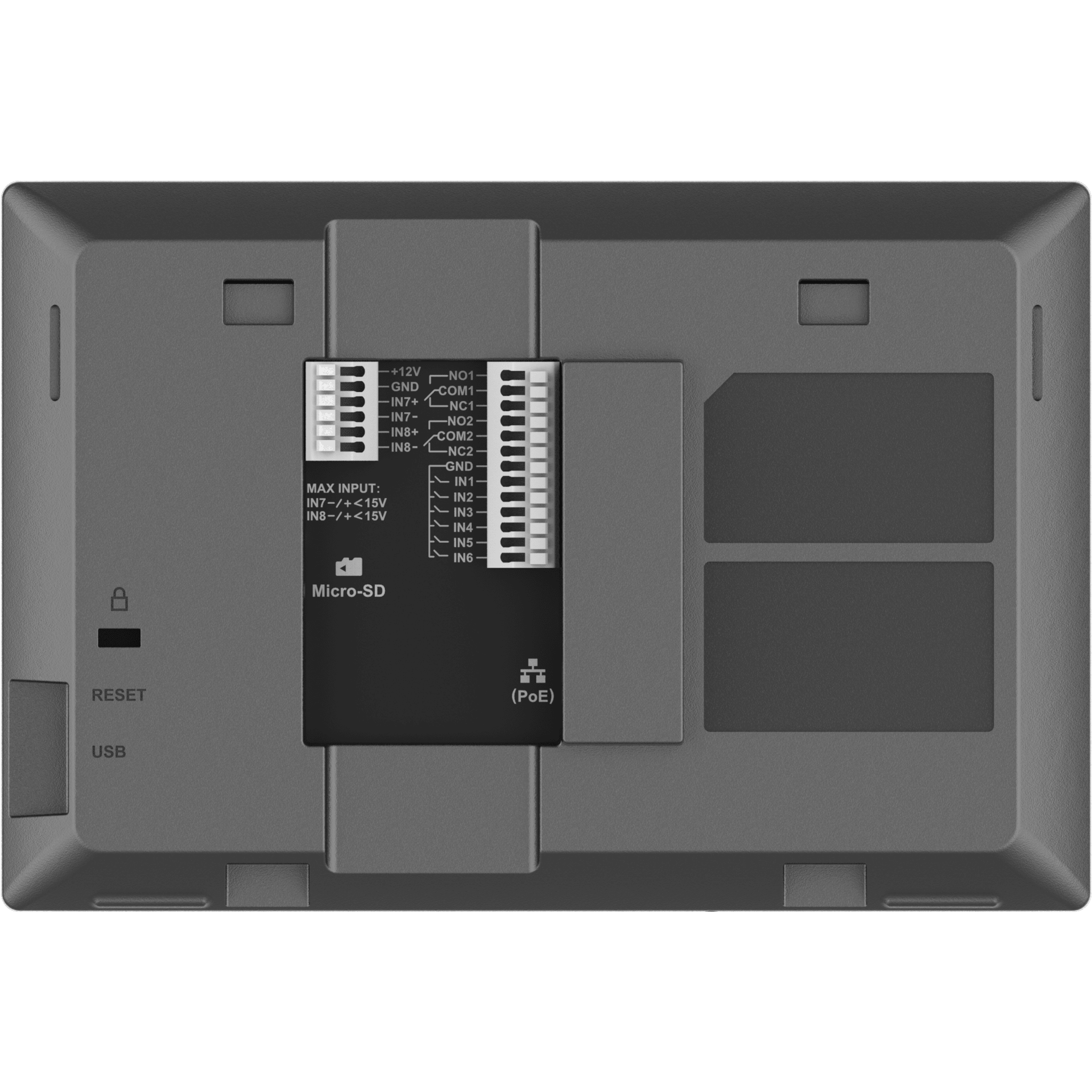Estación de Intercomunicación SIP con Wi-Fi 6, Bluetooth y Control Total para Agendamiento de Salas y Edificios Inteligentes (Color Negro)