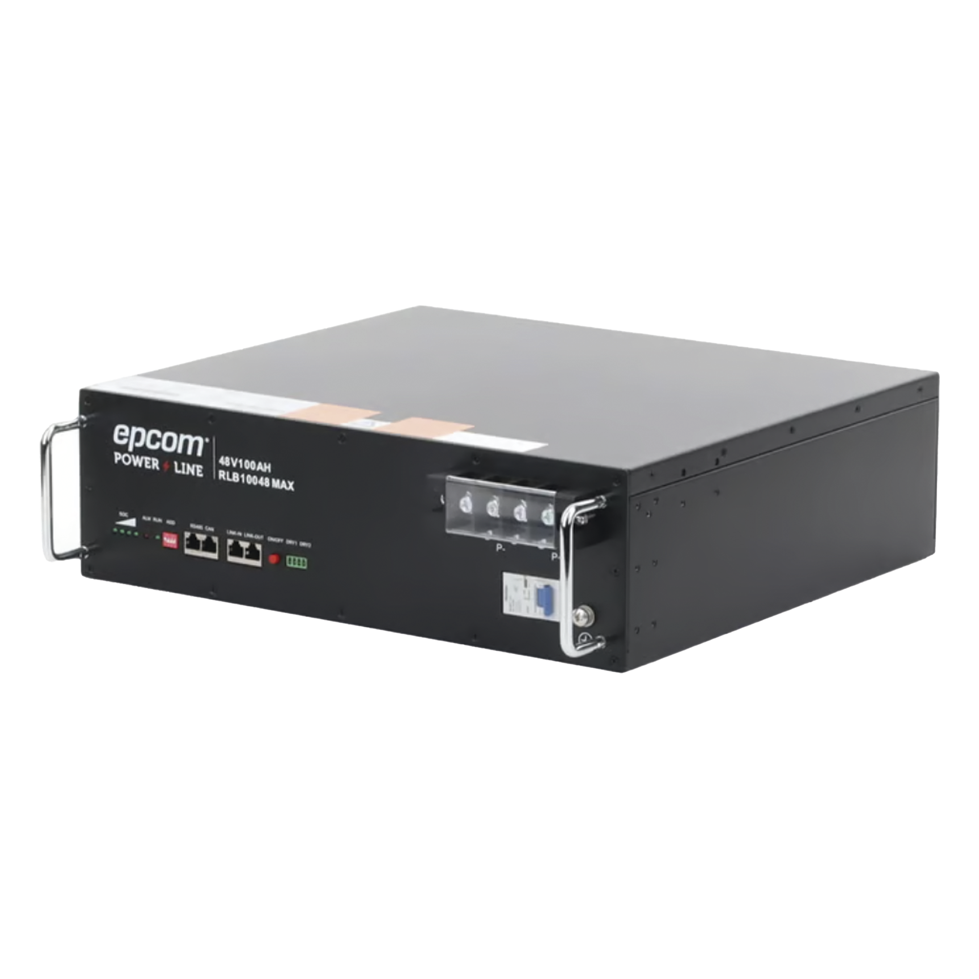 Batería de Litio de 4.8 Kwh, 48 Vcc, 104 Ah, 3U de Montaje en Rack. — EPCOM POWER LINE BY RITAR · SKU RLB10048MAX