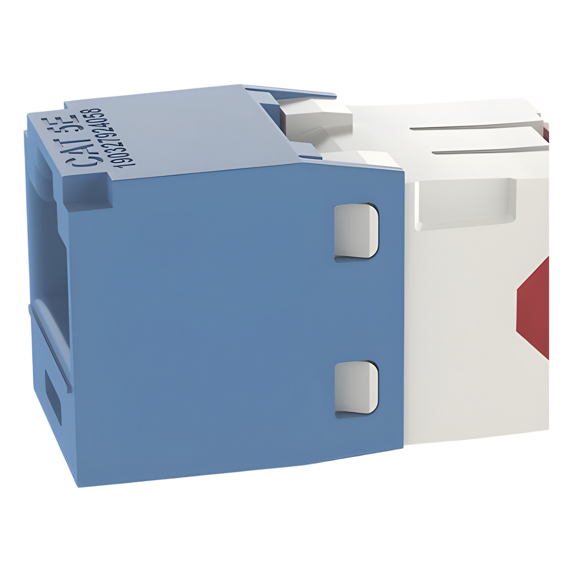 Conector Jack RJ45 Estilo TG, Mini-Com, Categoría 5e, de 8 Posiciones y 8 Cables, Color Azul — PANDUIT · SKU CJ5E88TGBU