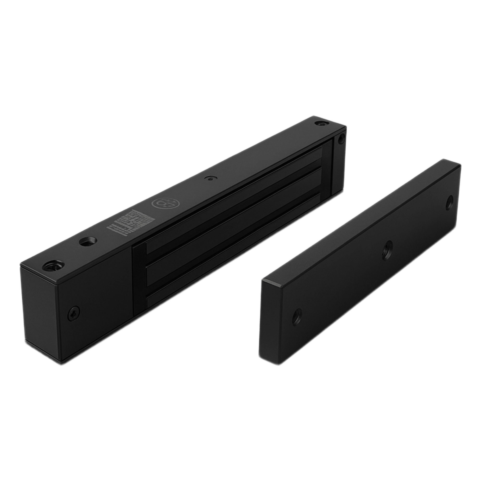 Chapa magnética 600 lbs con LED Ultra-brillante Color negro / Libre de Magnetismo Residual / Sensor de estado de la placa/ Color Negro — ACCESSPRO · SKU MAG600NLEDB