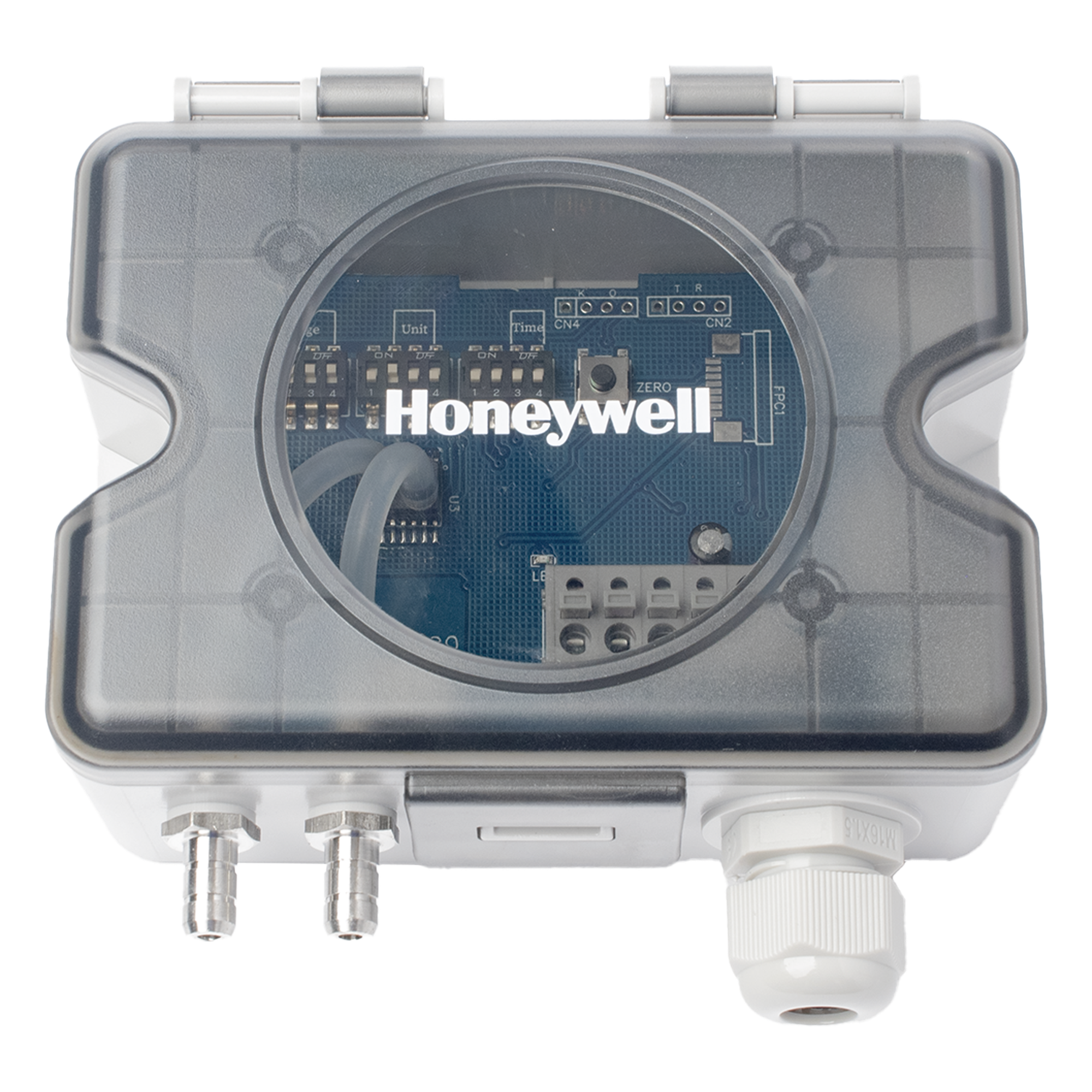Transmisor de presión diferencial de aire con salida analógica 0-10V y 4-20mA para sistemas HVAC — HONEYWELL BMS · SKU HSDPA10000U