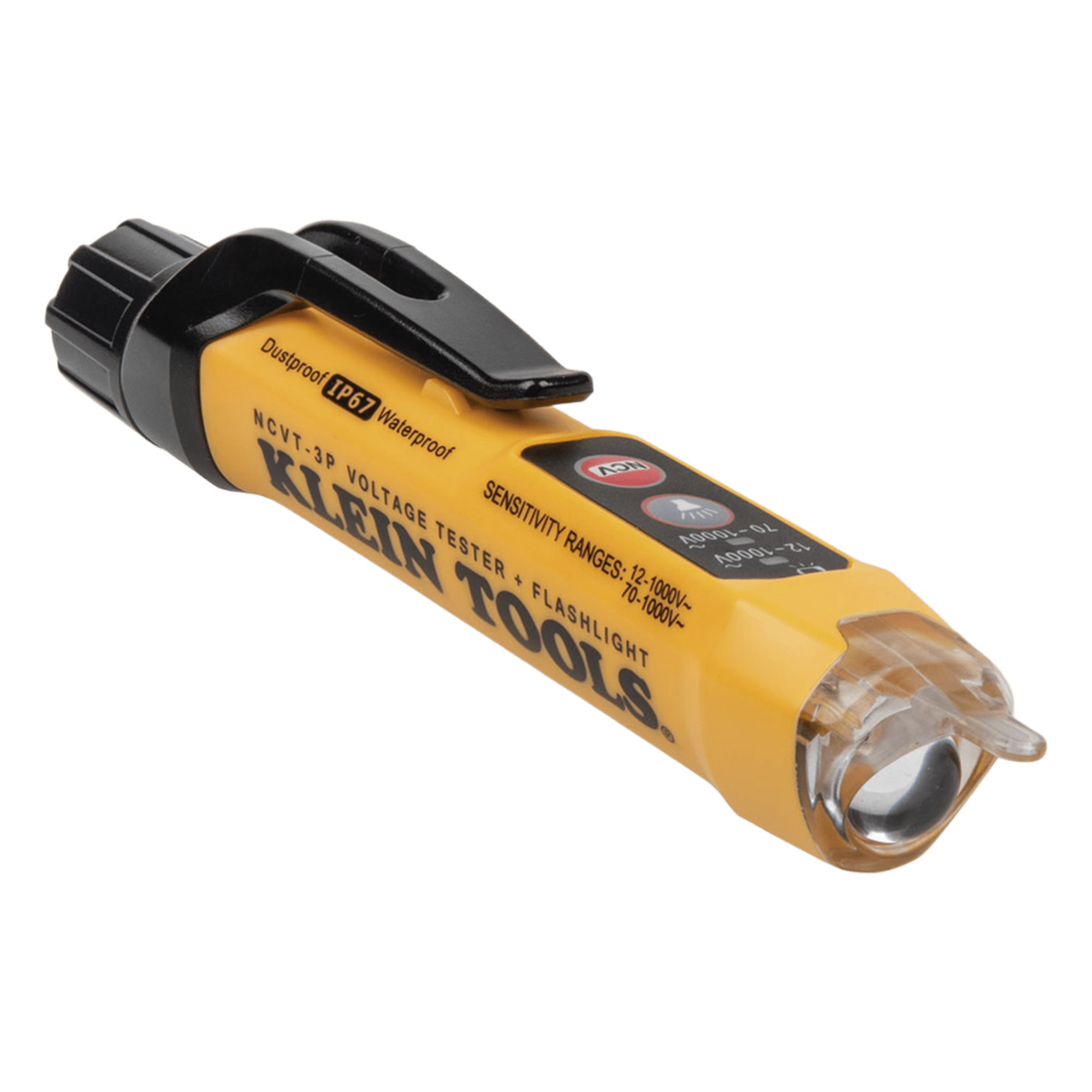 Detector de Voltaje sin contacto de doble rango, de 12 - 1000 V CA con linterna. — KLEIN TOOLS · SKU NCVT3P