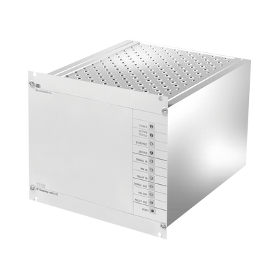 Interfaz Millennium IP para gestión de avisos y música pre-grabados IP con 8 relés IN/OUT 
