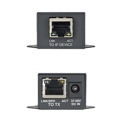 Receptor PoE/PoE+ Para Uso con Transmisor POEXTX1, Hasta 610 Metros (2000 ft) con Cable Cat5e o Cat6, 10/100Mbps