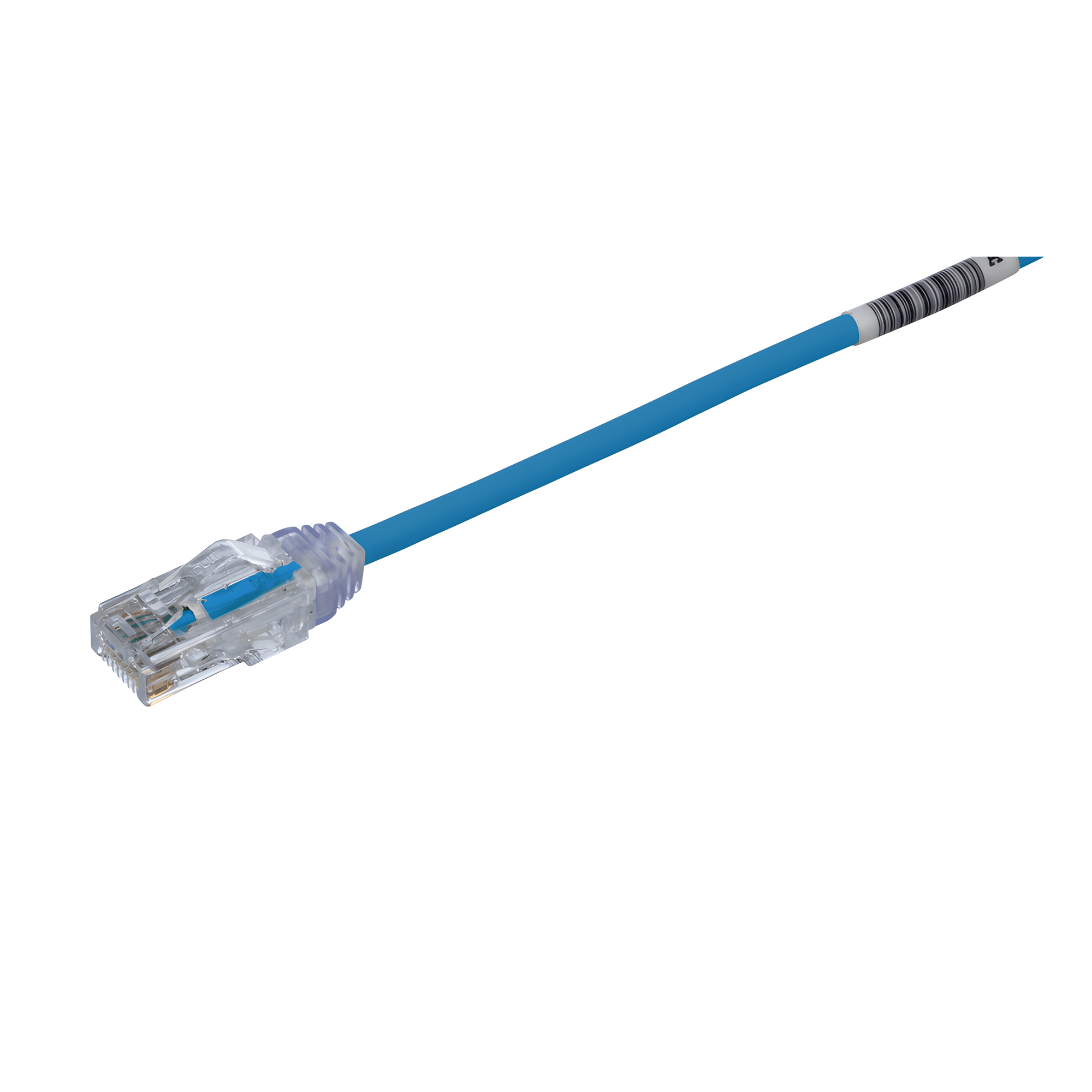 Cable de Parcheo TX6, UTP Cat6, Diámetro Reducido (28AWG), Color Azul, 30.48 Metros (100 Pies) — PANDUIT · SKU UTP28SP100BU
