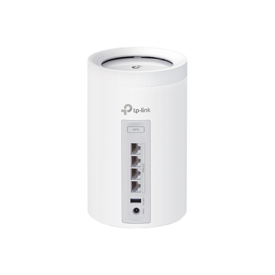 Router Inalámbrico MESH Interior para Hogar / Triple Banda Wi-Fi 7 BE9300 Mbps / 2 Puerto 2.5 Gigabit WAN/LAN / 4 Antenas Internas / Operación Multi-Link MLO / Administración Mediante la App Deco (iOS, Android) / HomeShield