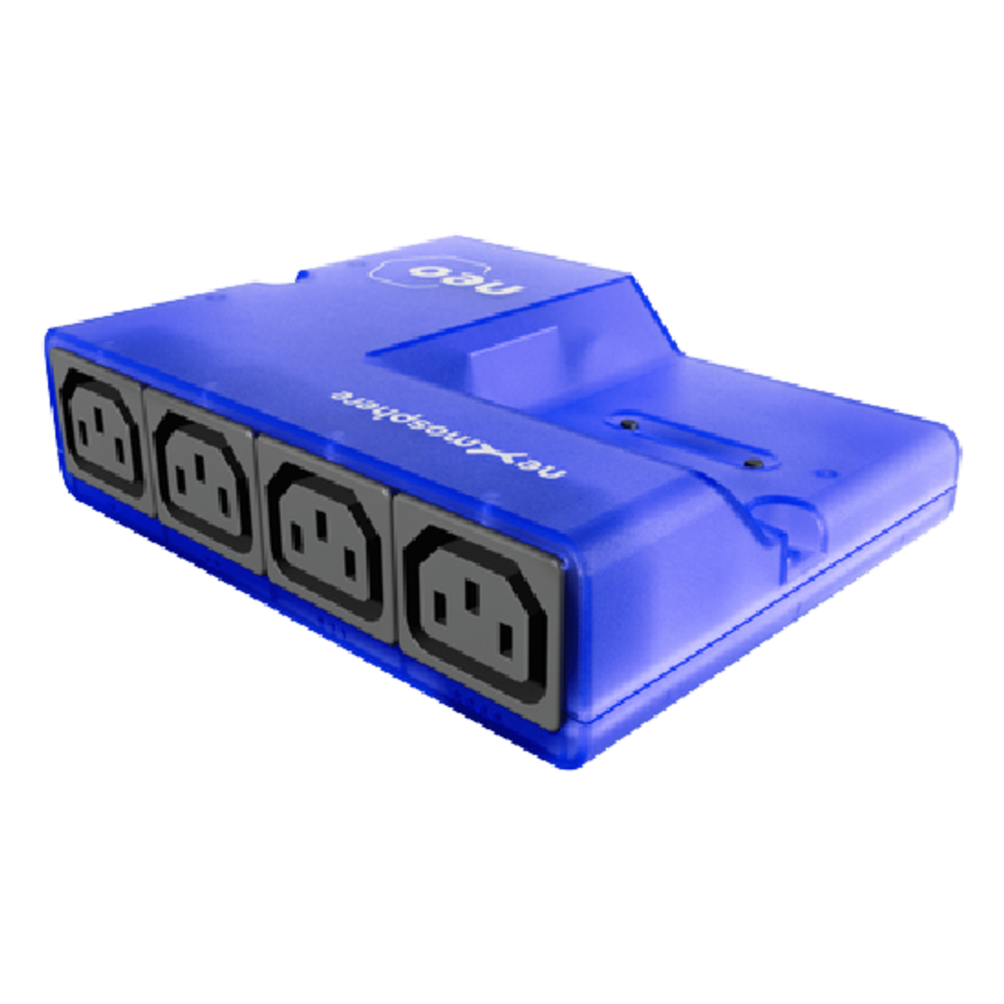 Controlador de Potencia / 4 Salidas C13 10 A / Medición Individual V/A/W/kWh / 16 Horarios / 4 Puertos X-Talk / USB-C — NEXMOSPHERE · SKU NEO-540