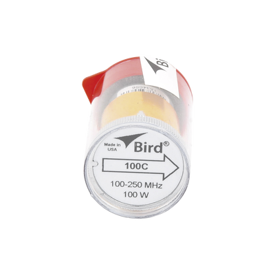 Elemento de 100 Watt en Línea 7/8" para Wattmetro BIRD 43 en Rango de Frecuencia de 100 a 250 MHz.
