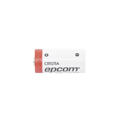 Batería de Litio CR123A / 3V / 1300 mAh / No Recargable / Acero Inoxidable / Operación -40°C a +60°C