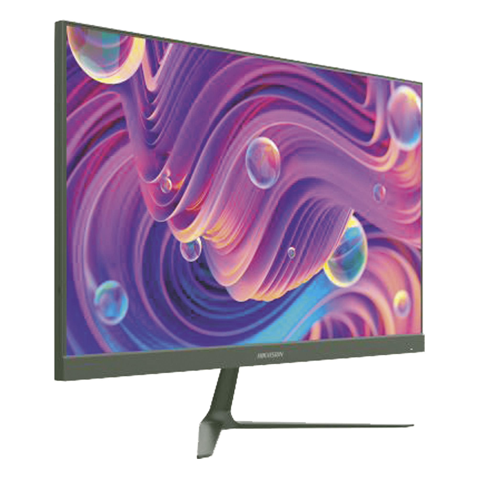 Monitor LED Full HD (1080p) de 23.8" / Ideal para CCTV, Oficina y Hogar / Entrada HDMI-VGA / Montaje VESA ( 75 X 75) / Uso 16/7 / Backlight E-LED / Ultra Delgado — HIKVISION · SKU DS-D5024F2-BV2