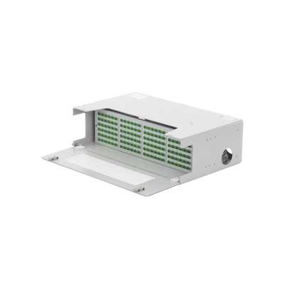 Distribuidor de Fibra Óptica para 144 Empalmes, con 144 Acopladores SC/APC y 144 Pigtails, 19, 5 UR