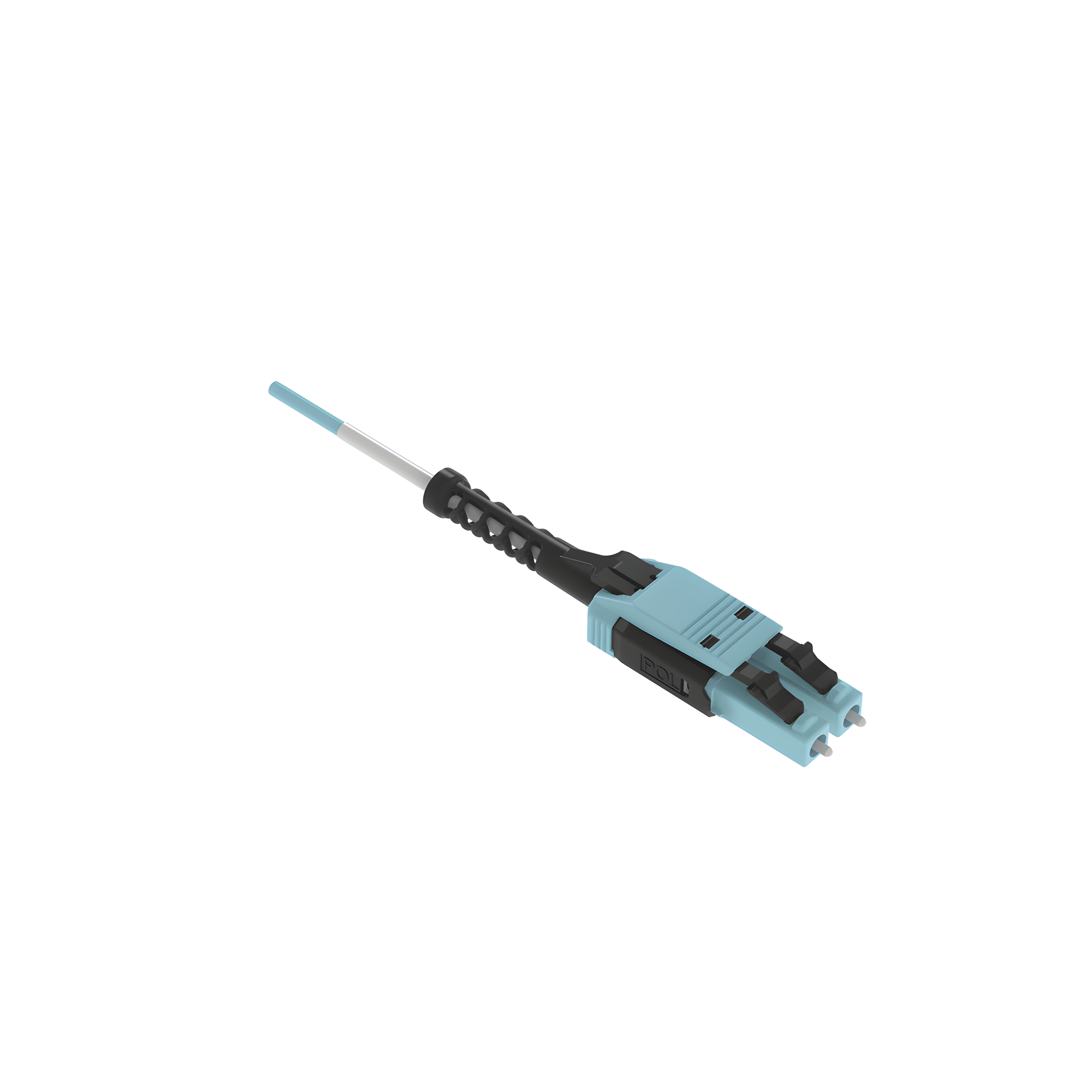 Jumper de Fibra Óptica Multimodo 50/125 OM4, LC-LC Uniboot Duplex, LSZH, Color Aqua, 3 Metros (9.84 Pies) — PANDUIT · SKU FZ2RLU1U1ONM003