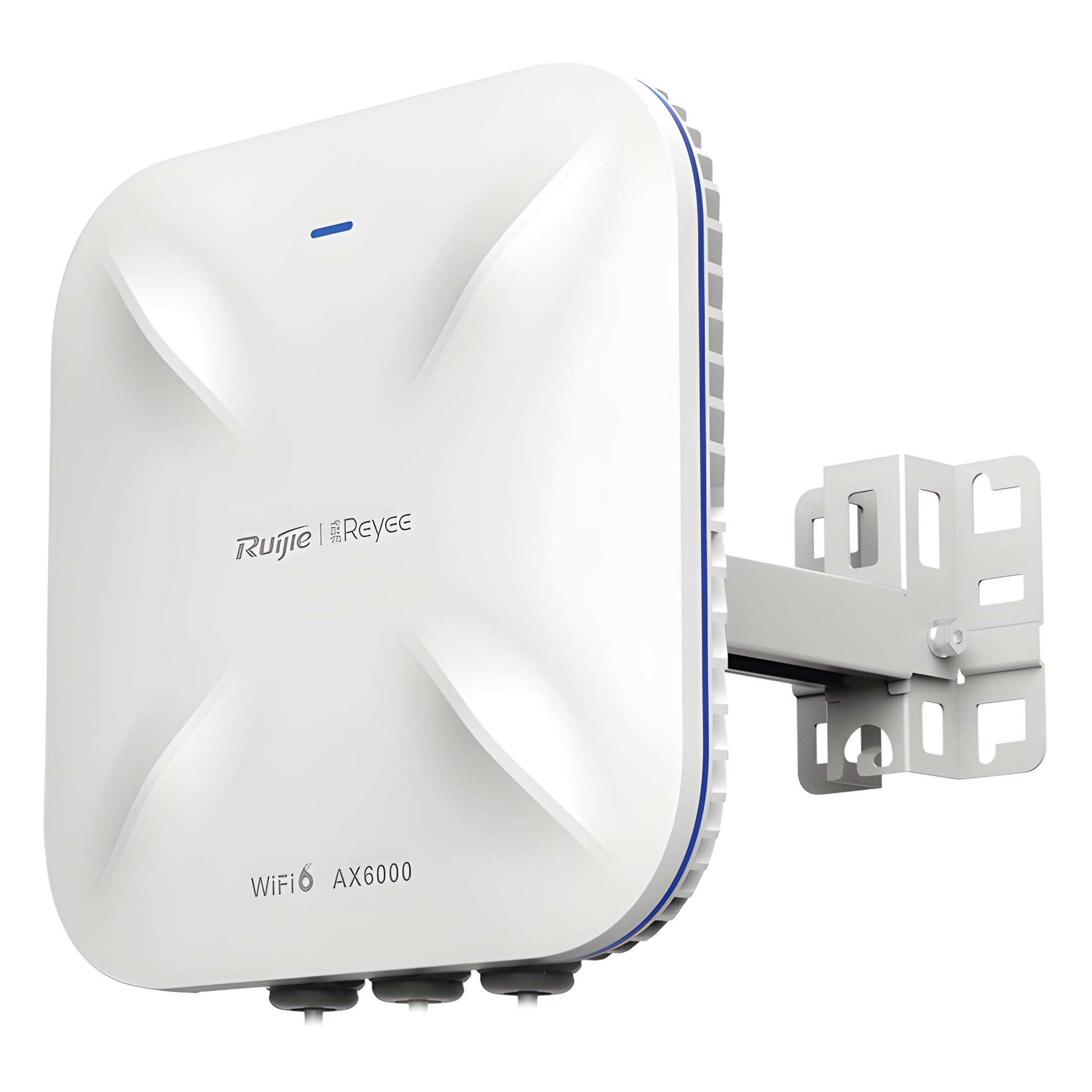 Punto de Acceso Mesh Wi-Fi 6 Industrial para Exterior Omnidireccional 5.95Gbps, MU-MIMO 4x4, 360°, Filtros Anti Interferencia y Auto Optimización con IA, puerto eth 2.5G y SFP