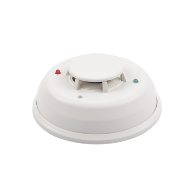 Detector Fotoelectrico de Humo de 4 Hilos con Relevador y Sensor de Temperatura, Serie i3