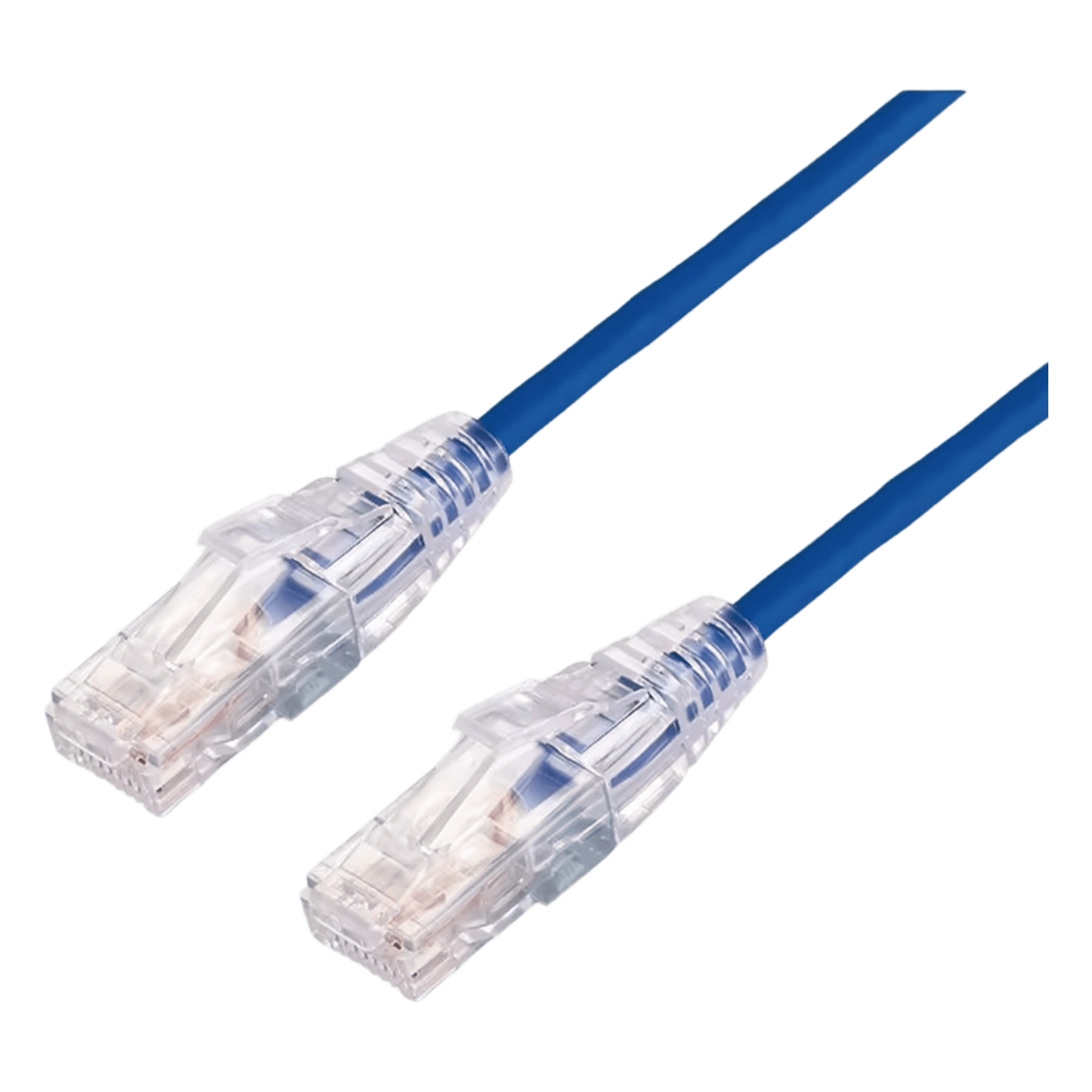 Cable de Parcheo Slim UTP Cat6A - 5 Metros (16.40 Pies) Azul, Diámetro Reducido (28 AWG) — LINKEDPRO BY EPCOM · SKU LP-UT6A-500-BU28