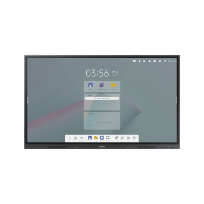 Pantalla Touch 4K Interactivo de 86" con Lápiz Táctil. WIFI, Puertos USB/RS232/LAN/HDMI/DP, Compatible VESA