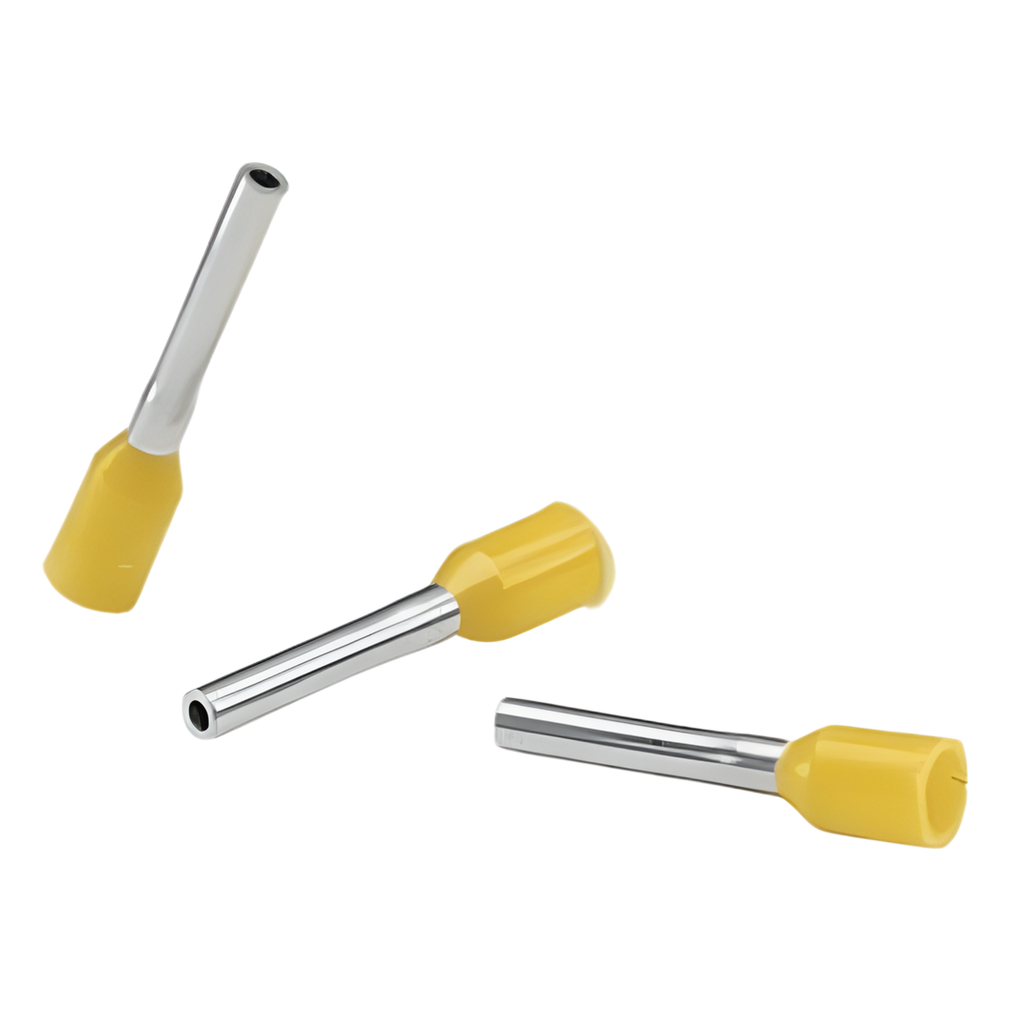 Ferrule Aislado PAN-TERM para Cable 18 AWG, Largo 12mm, DIN Color Amarillo. Paquete 500 Piezas — PANDUIT · SKU FSD76-6-D