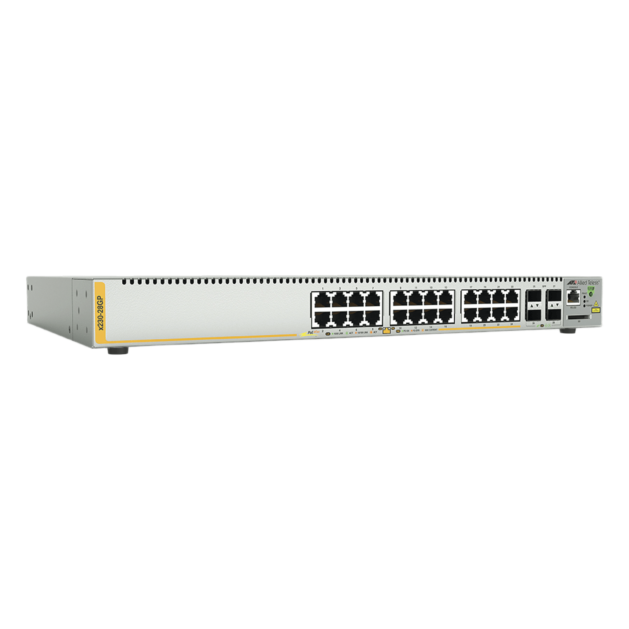 Switch PoE+ Administrable Capa 3, 24 Puertos 10/100/1000 Mbps + 4 SFP Gigabit, 370 W