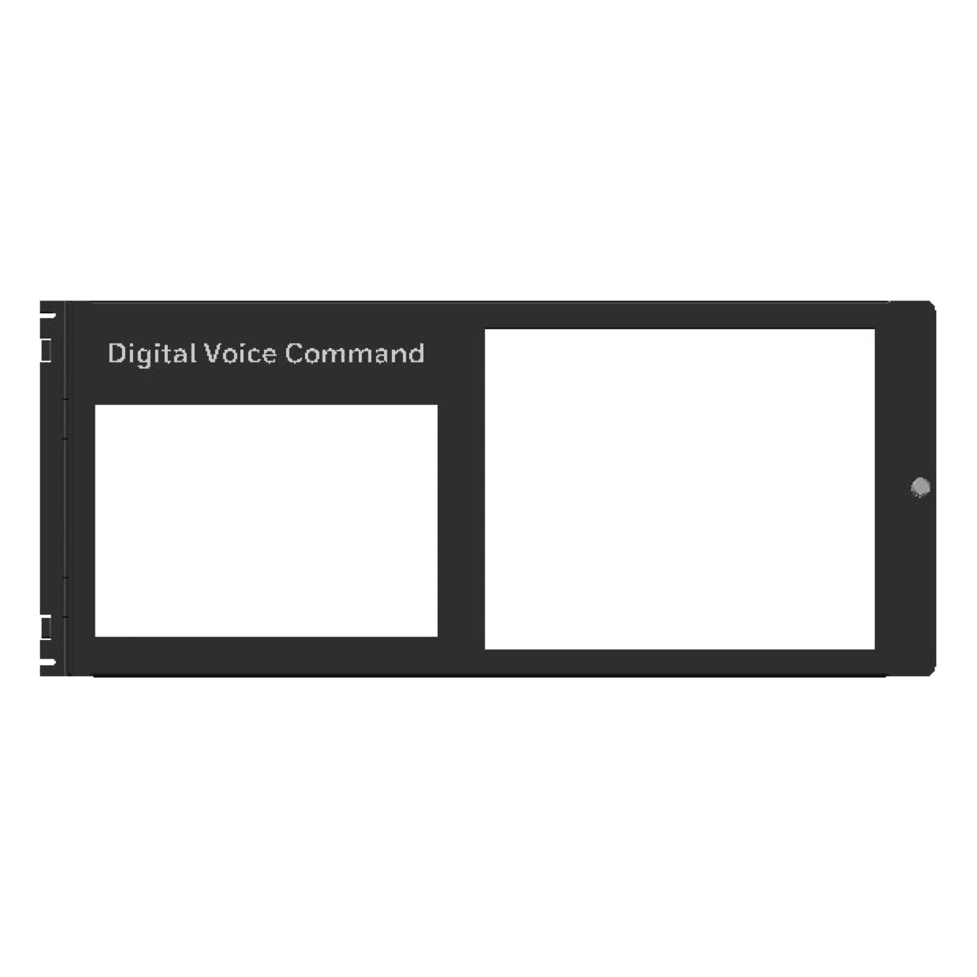 Panel de Revestimiento de Audio / Aberturas para Micrófono, Teléfono y Teclado / Compatible con Chasis C5A-M / Gabinete CAB-5