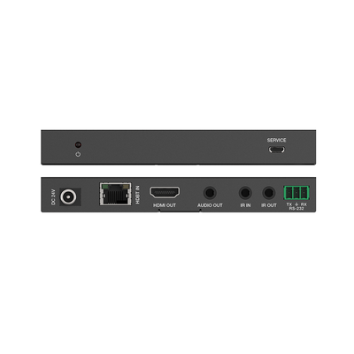 Splitter mas Extensor de Video | 1x2 | ProAV | HDBaseT™ | 120m en 4K@60Hz | 150m en 1080p@60Hz | Cat6/6a/7 | Gestión Avanzada EDID | Control IR y RS232 | PoC | Salida de Audio