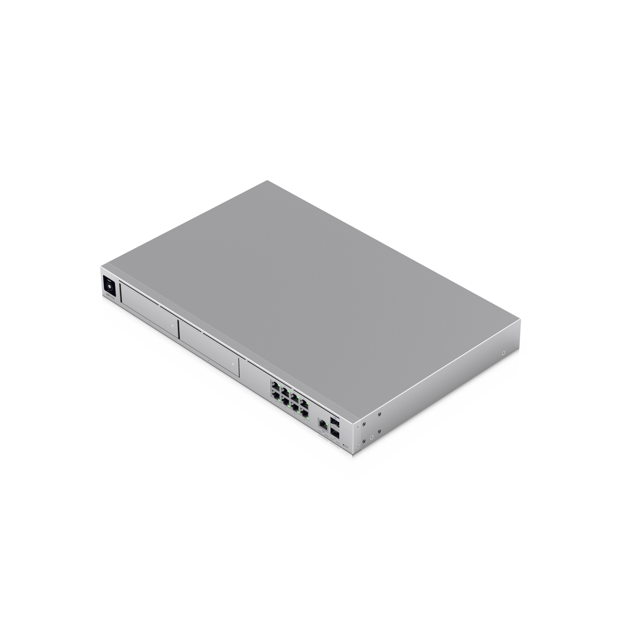 UniFi Dream Machine Pro Max – Cloud Gateway Empresarial con Soporte para 150 Dispositivos y 2000 Clientes, 5 Gbps de Ruteo con IDS/IPS, 2 Bahías para HDD 3.5”, SSD Interno de 128 GB, Failover, Balanceo de Carga y VPN/SD-WAN