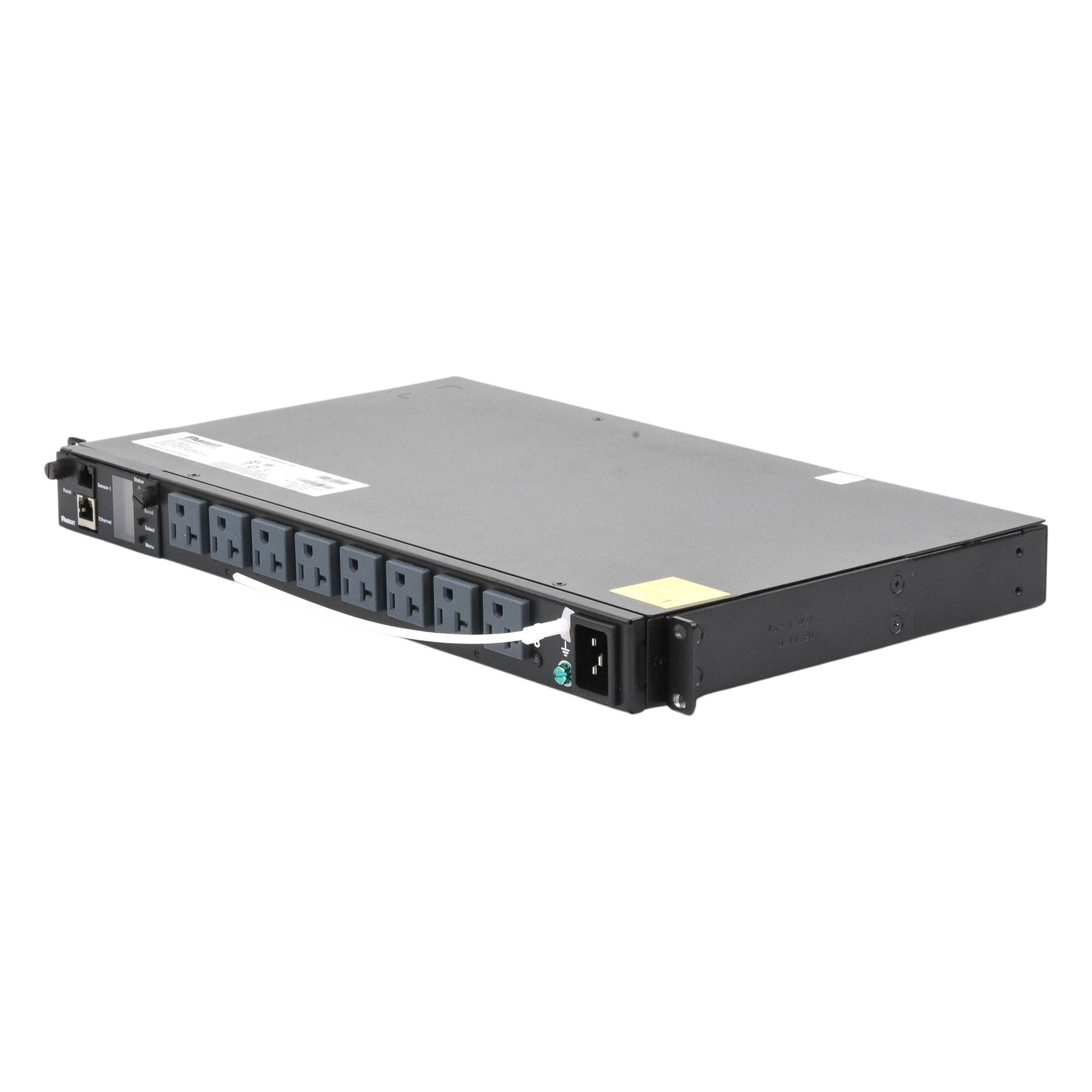 PDU Monitoreable por Toma / 8 Salidas NEMA 5-20R / Control Individual y por Grupo / 120 Vca / 15 A / 1UR Horizontal 19 in