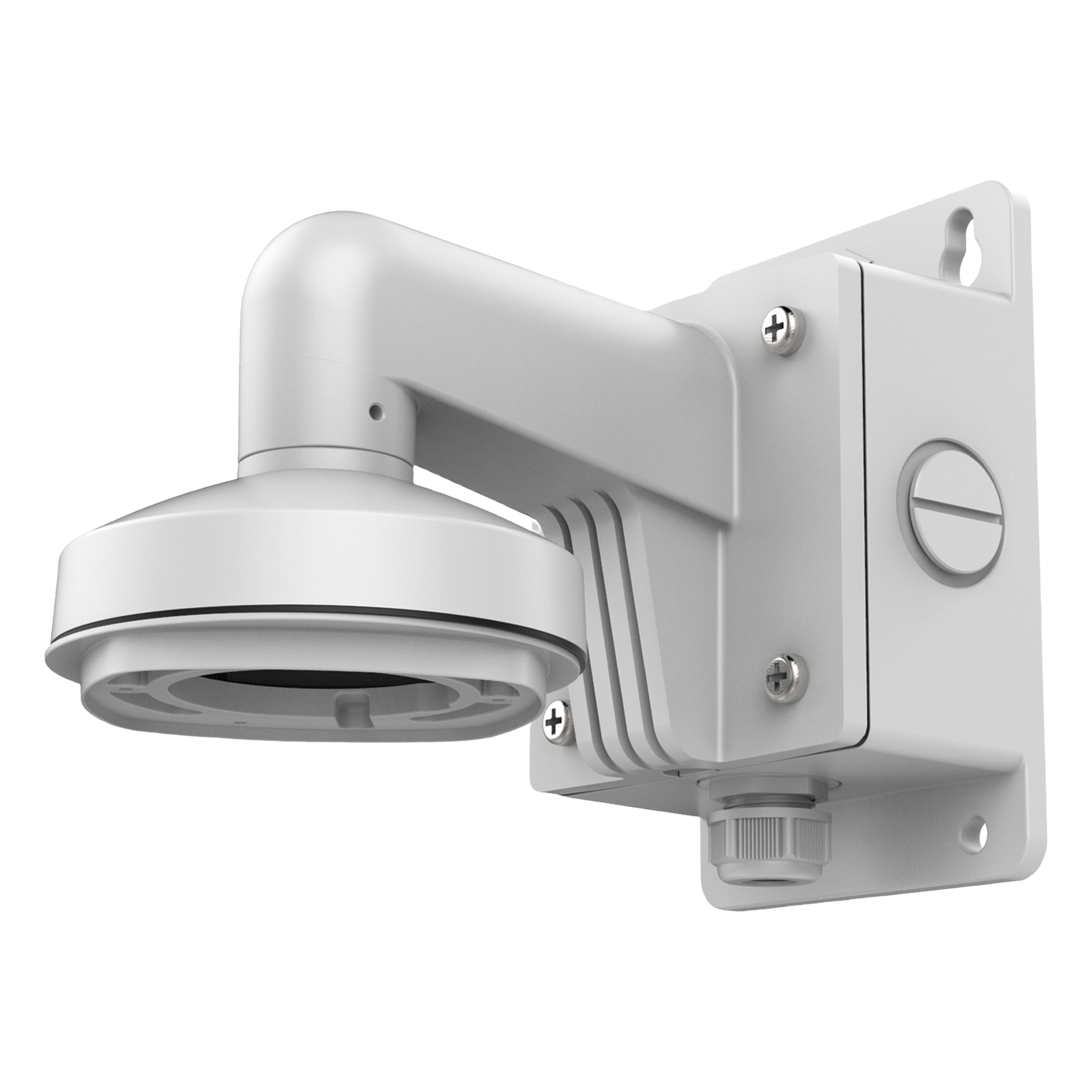 Montaje de Pared con Caja de Conexión para Cámaras Domo IP — HIKVISION · SKU DS-1272ZJ-120B