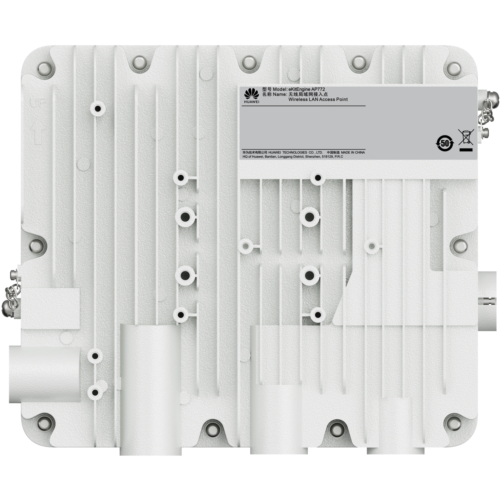 Punto de Acceso Wi-Fi 7 para Exterior / Omnidireccional 360º / 1,024 Usuarios / 1 Puerto RJ45 PoE In 2.5 Gbps / 1 Puerto SFP+ / Hasta 6.45 Gbps / Libre de Licenciamiento