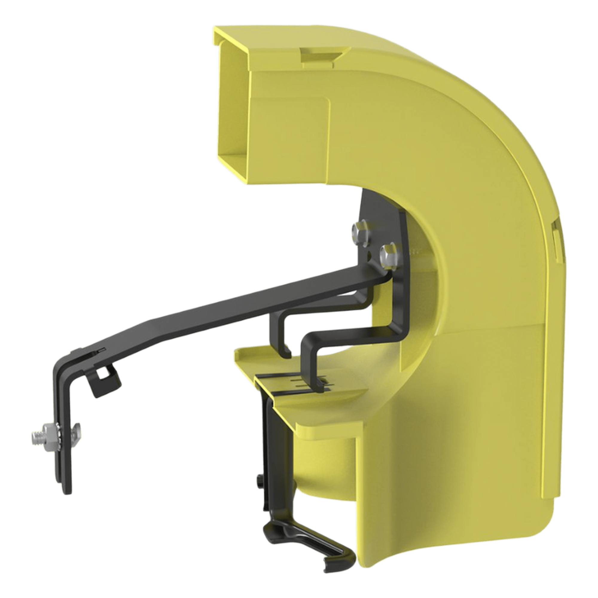 Bajada Para Canaleta FiberRunner™, Uso con Medidas 4x4, 6X4, 12X4, o 24X12, Con Reducción a 2X2, Color Amarillo — PANDUIT · SKU FRSPJ2X2LYL
