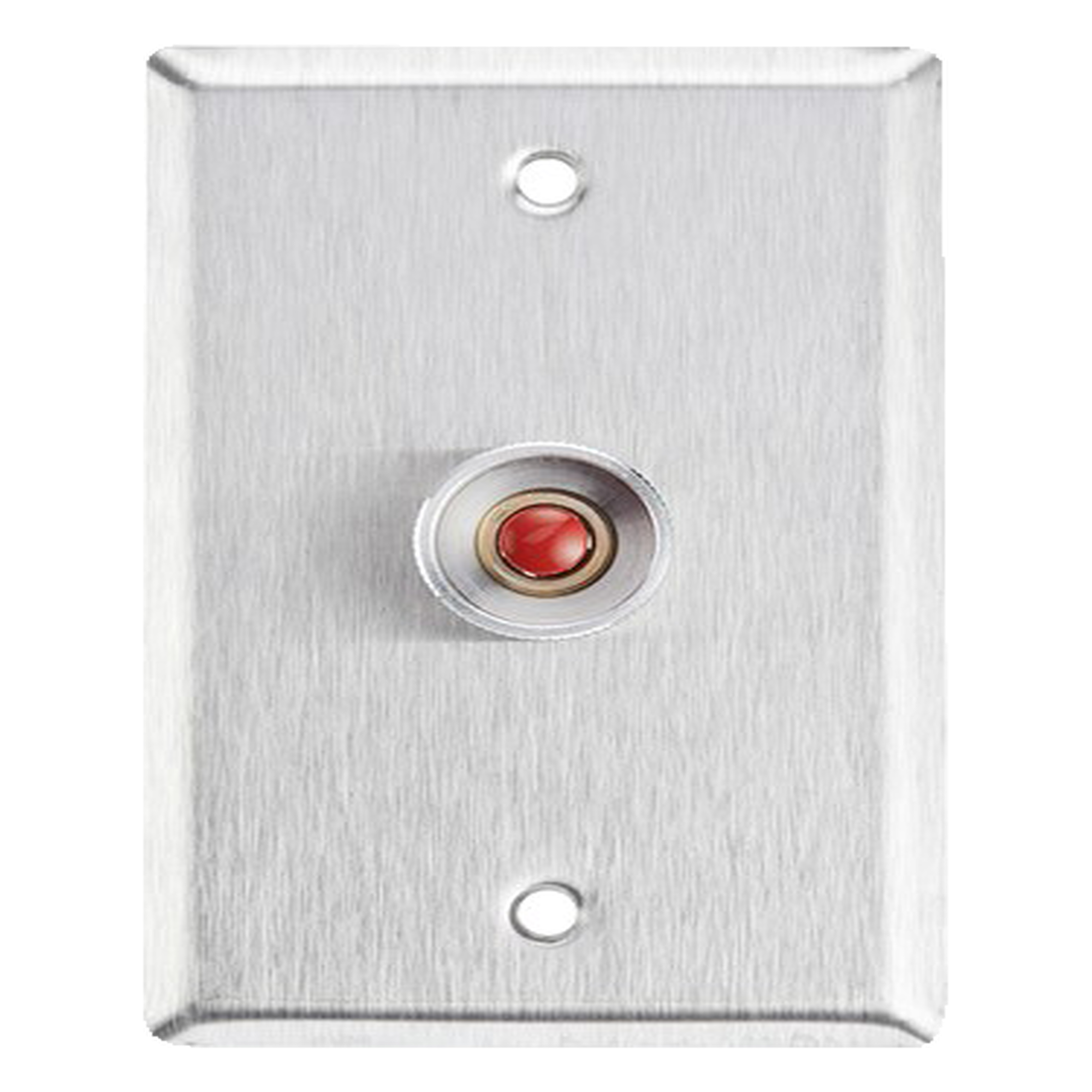 Botón de Pánico con Placa en Acero Inoxidable/ N.O. — ALARM CONTROLS-ASSA ABLOY · SKU RP26