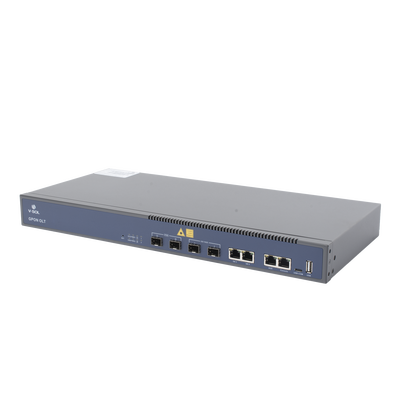 OLT de 2 puertos GPON + 4 puertos Uplink (2 puertos Gigabit Ethernet + 2 puerto SFP/SFP+) , hasta 256 ONUS — V-SOL · SKU V1600-GT