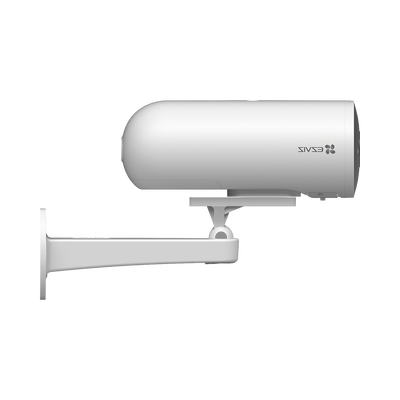 Cámara IP Exterior PoE / Color Night Vision / 3 Megapixel (2K) / AI Detección Humana y Vehiculos / H.265 / Vision Nocturna a Color / IP67 / Audio Bidireccional / Luz y Sirena / Micro SD