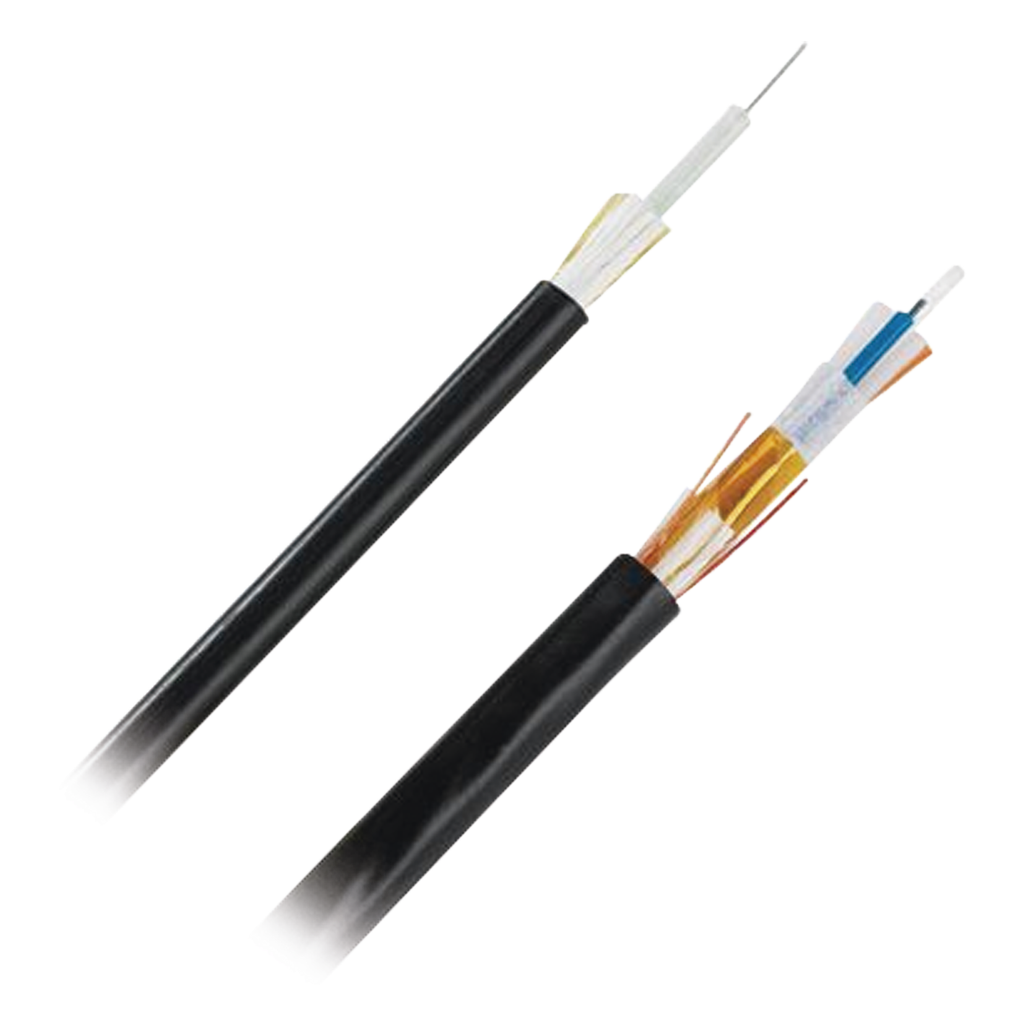 Cable de Fibra Óptica de 6 Hilos, Multimodo OM4 50/125 Optimizada, Interior/Exterior, Loose Tube 250um, No Conductiva (Dieléctrica), OFNR (Riser), Precio Por Metro — PANDUIT · SKU FOCRZ06Y