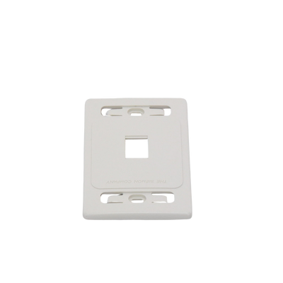 Placa de Pared Modular MAX, de 1 Salida, Color Blanco
