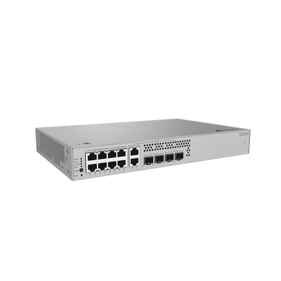 Switch de Acceso eKit Administrable / Capa 2+ / 6 Puertos PoE+ Gigabit + 2 Puertos PoE+ Multi-Gigabit (2.5 Gbps) + 2 Puertos Gigabit + 2 Puertos SFP + 2 Puertos SFP+ / PoE Perpetuo / Presupuesto PoE 128 W / Sin licenciamiento