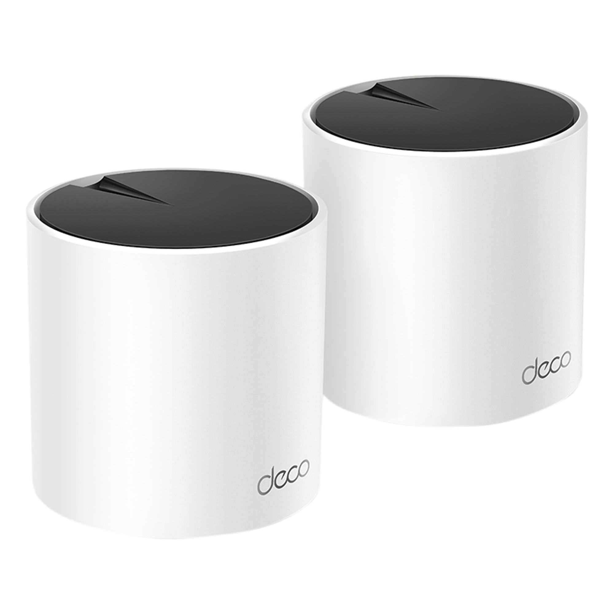 Kit 2 Routers Inalámbricos MESH Interior para Hogar / Doble Banda Wi-Fi 6 AX3000 Mbps / 3 Puerto Gigabit WAN/LAN / 2 Antenas Internas / Administración Mediante la App Deco (iOS, Android) / Protección HomeShield — TP-LINK · SKU DECOX55-2PACK