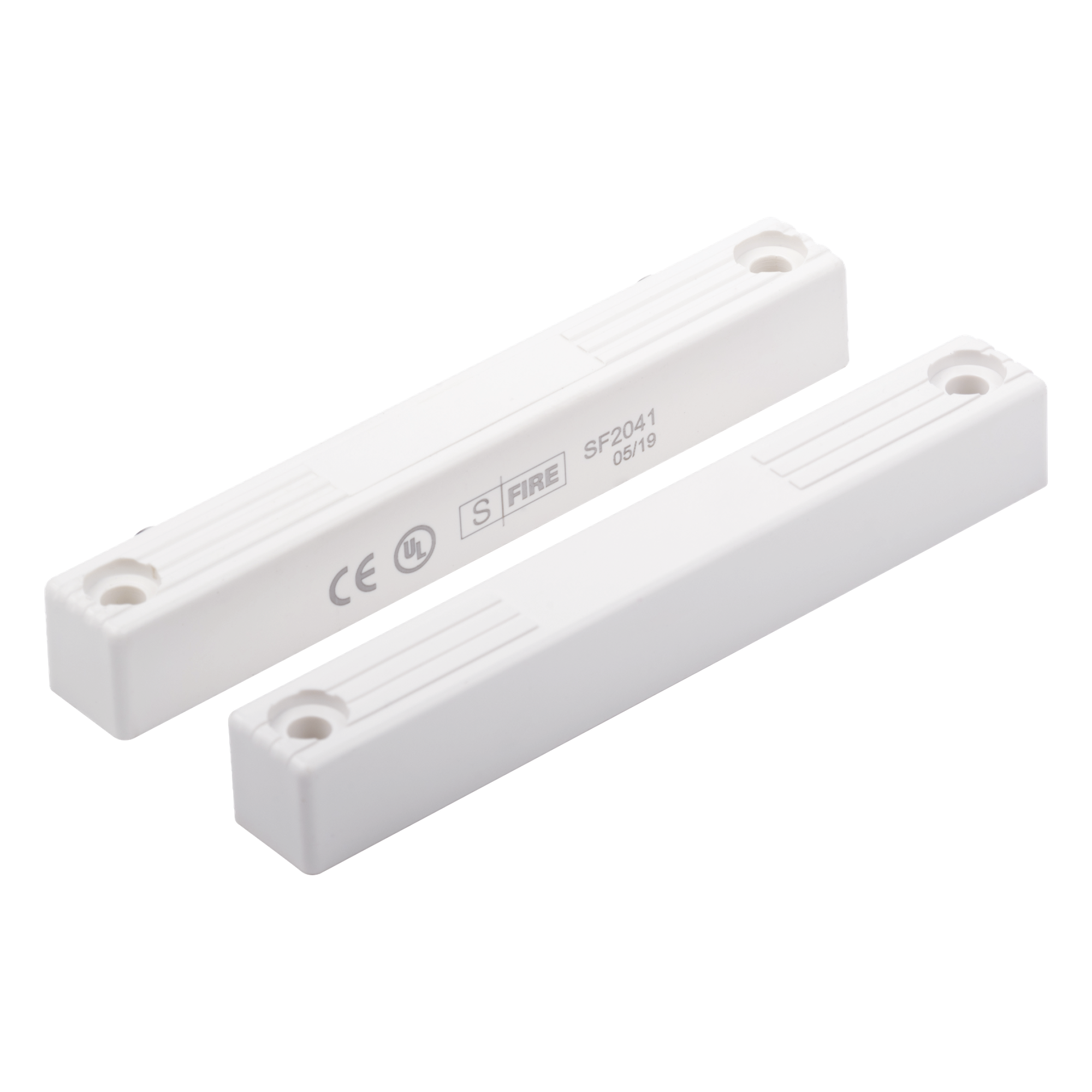 SFIRE SF-2041 / Contacto Magnético Delgado / GAP 70 mm / 12 VCC / NC / Puertas y Ventanas · SKU SF-2041