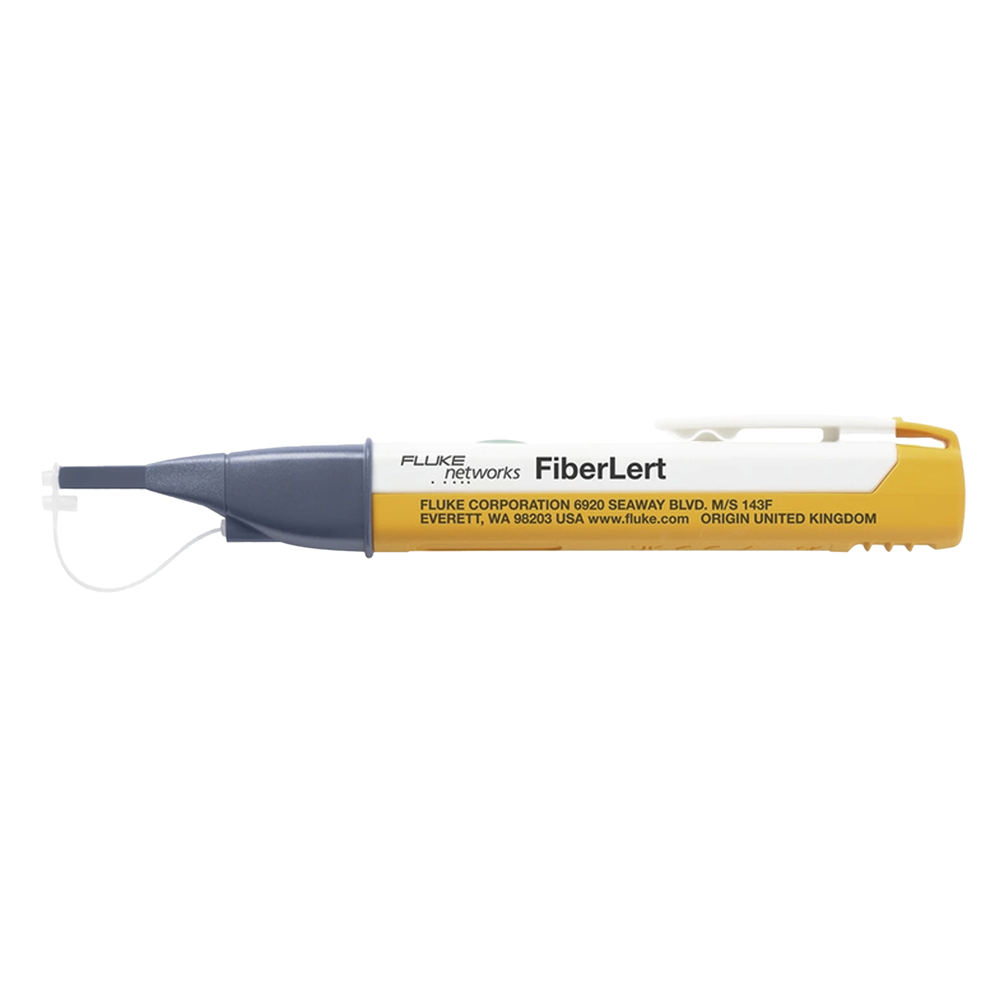 Detector de Fibra Activa y Potencia Óptica FiberLert, Para Fibras Monomodo y Multimodo en Lambdas de 850 a 1625 nm, Detección sin Contacto, Compatibles con Conectores UPC y APC — FLUKE NETWORKS · SKU FIBERLERT-125