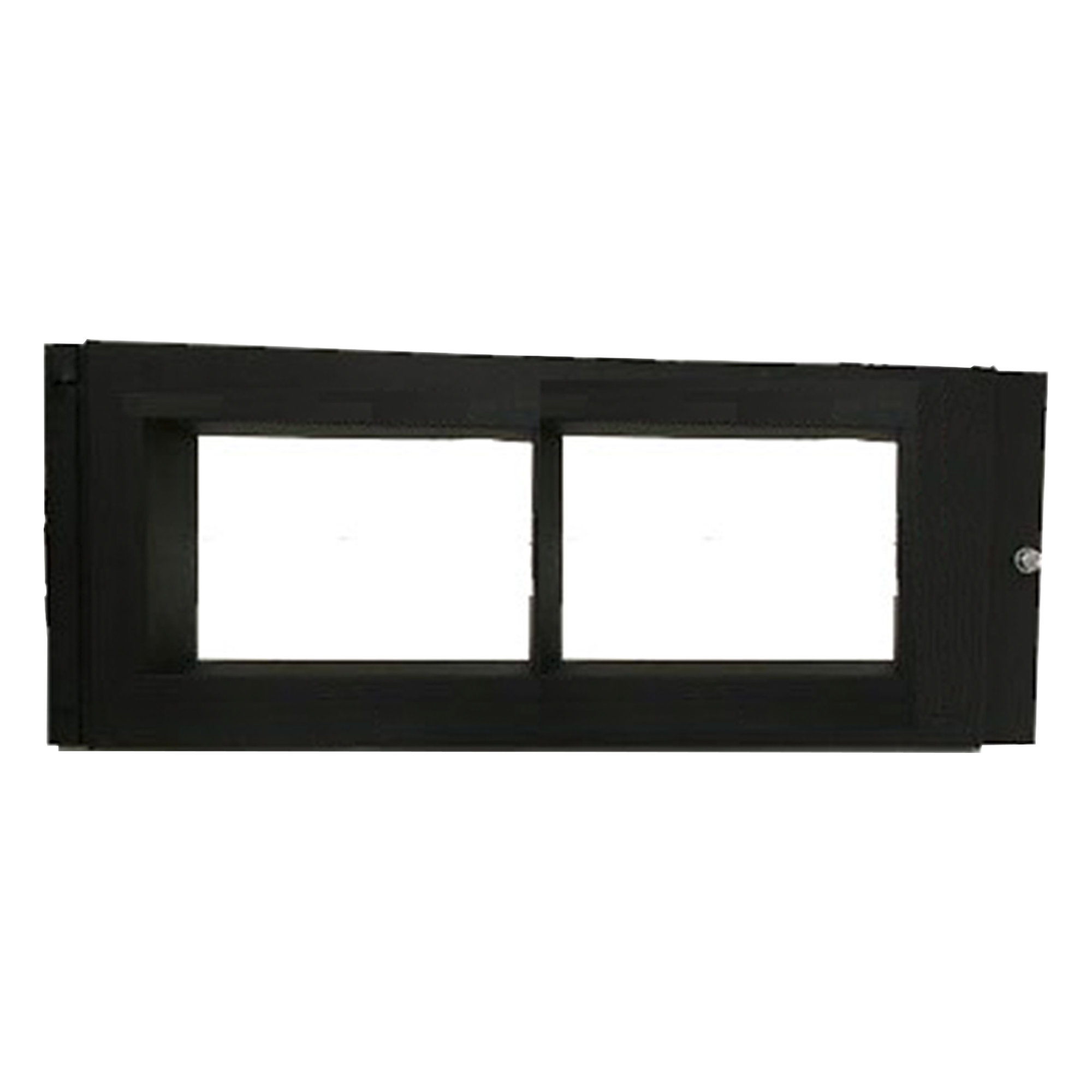 Placa de Revestimiento / Anunciador Gráfico 10 Pulgadas / Fila 2-4 / Gabinete CAB-4 / Color Negro