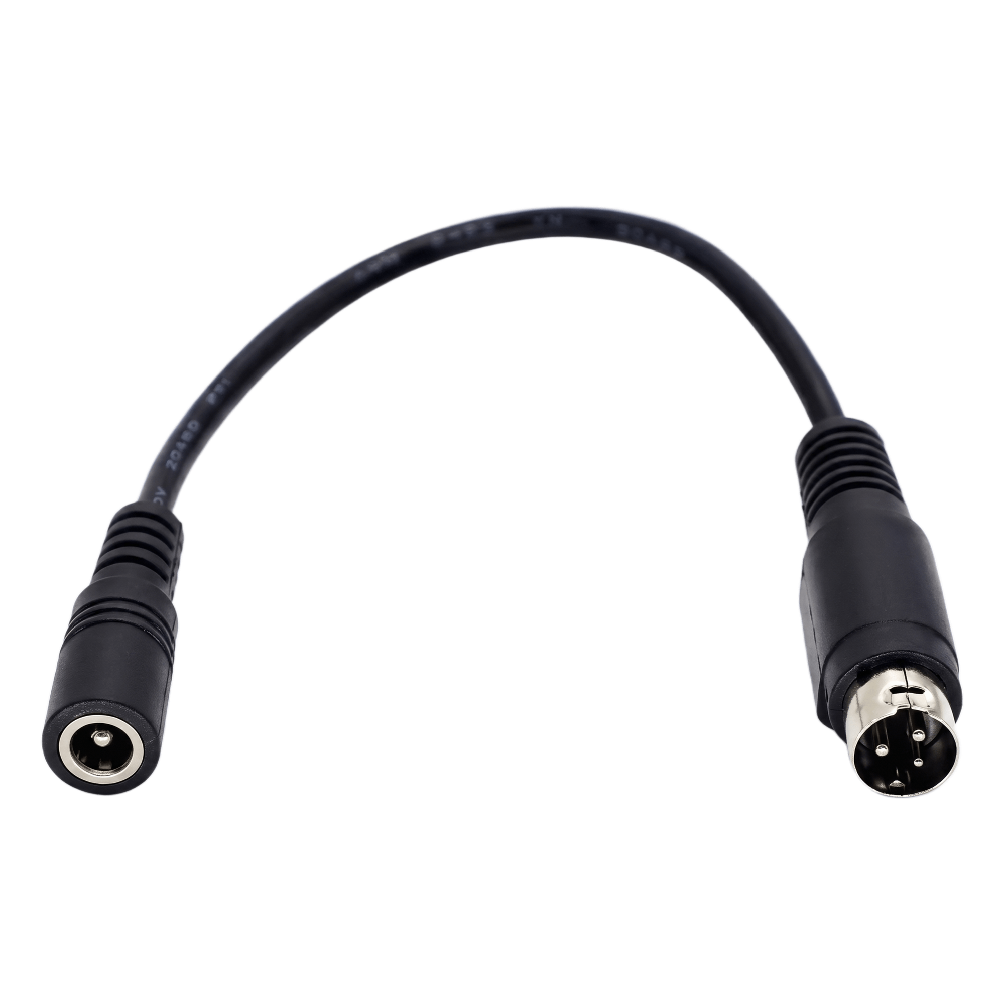 Adaptador de Corriente DC Jack 5.5mm x 2.1mm a Mini-DIN de 3 Pines — SYSCOM PARTS · SKU PL3DIN