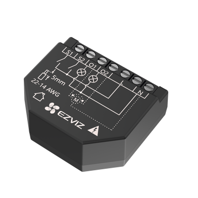 Relevador Wi-Fi Inteligente / 2 Salidas Para 2 Apagadores / Ideal Para Control de Iluminación / Control Remoto / Horarios Personalizados / Registro de Consumo / 110-240VCA 