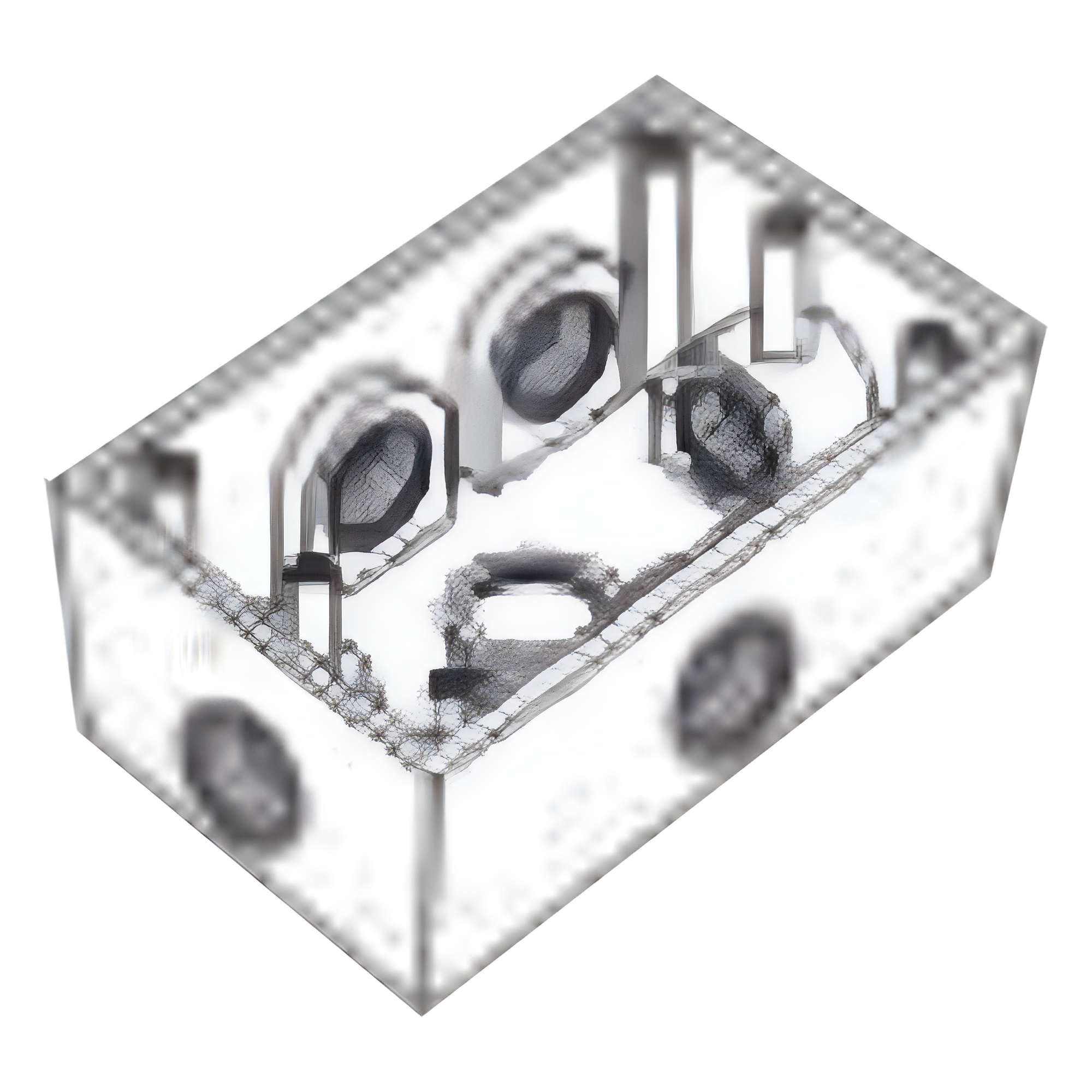 Caja Condulet FS de 3/4" (19.05 mm ) con seis bocas a prueba de intemperie. — RAWELT · SKU RR-0290