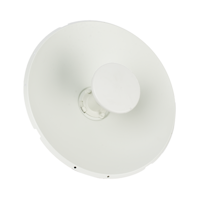Antena direccional tipo plato de 25 dBi / Rango de frecuencia de 5.150 a 7.125 GHz / MIMO 2X2 / Para climas Hostiles IP67
