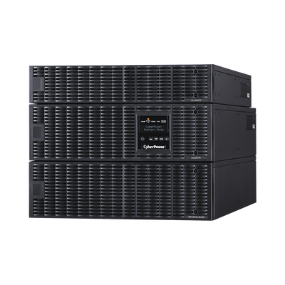 UPS de 8000 VA/8000 W, Online Doble Conversión, 200 - 240 Vac de Entrada, 120 - 240 Vac de Salida, Entrada Hardwired, Onda Senoidal Pura, Torre o Rack de 8 UR, Con 6 Tomas NEMA 5-20R, 3 NEMA L6-30R y Terminal Hardwired