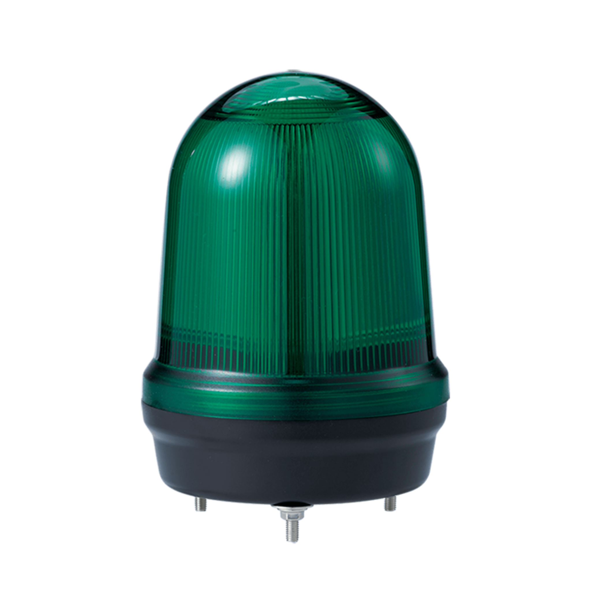 LED con patrones fijo/intermitente, estroboscópico y simulación rotatorio, Color Verde de 110-220 VCA