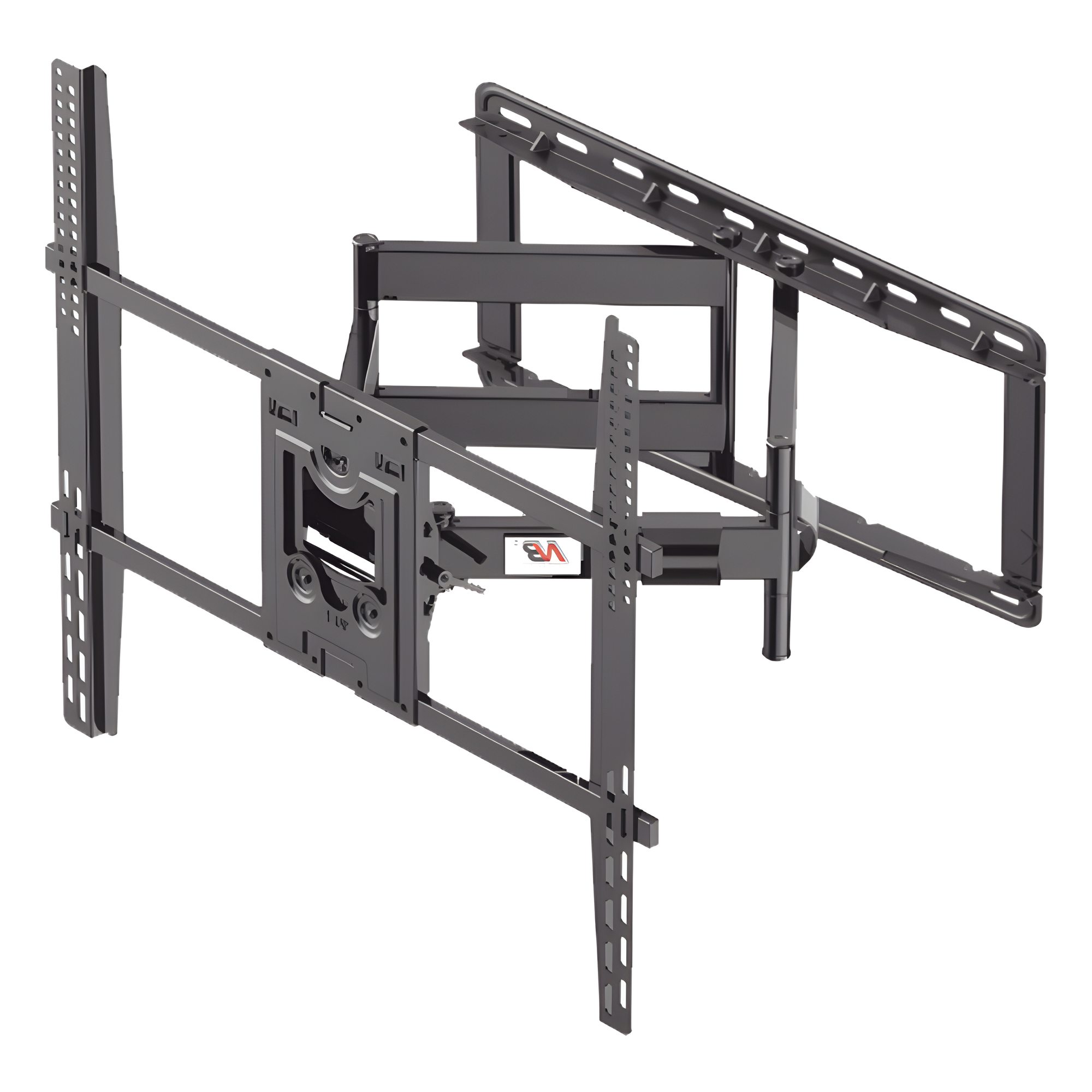 Montaje de Pared Universal Giratorio SP5-NB / Pantallas de 75" a 110" / VESA 400x400 a 800x600 mm / Carga 90.9 kg (200 lbs) / Inclinación +10° a -5° / Rotación 45° / Distancia de Pared 7.2 a 70 cm / Acero — NB-EPCOM · SKU SP5-NB