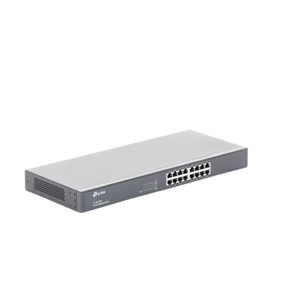 Switch Gigabit no administrable de 16 puertos 10/100/1000 Mbps para rack